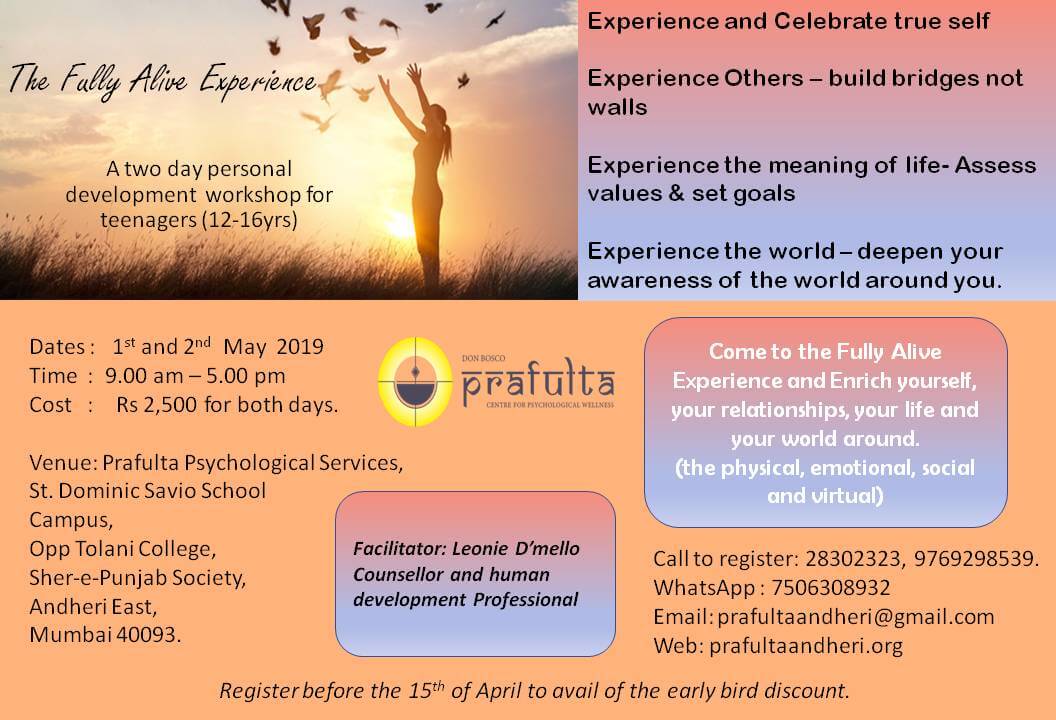 The Fully Alive Experience- 2 Day Workshop