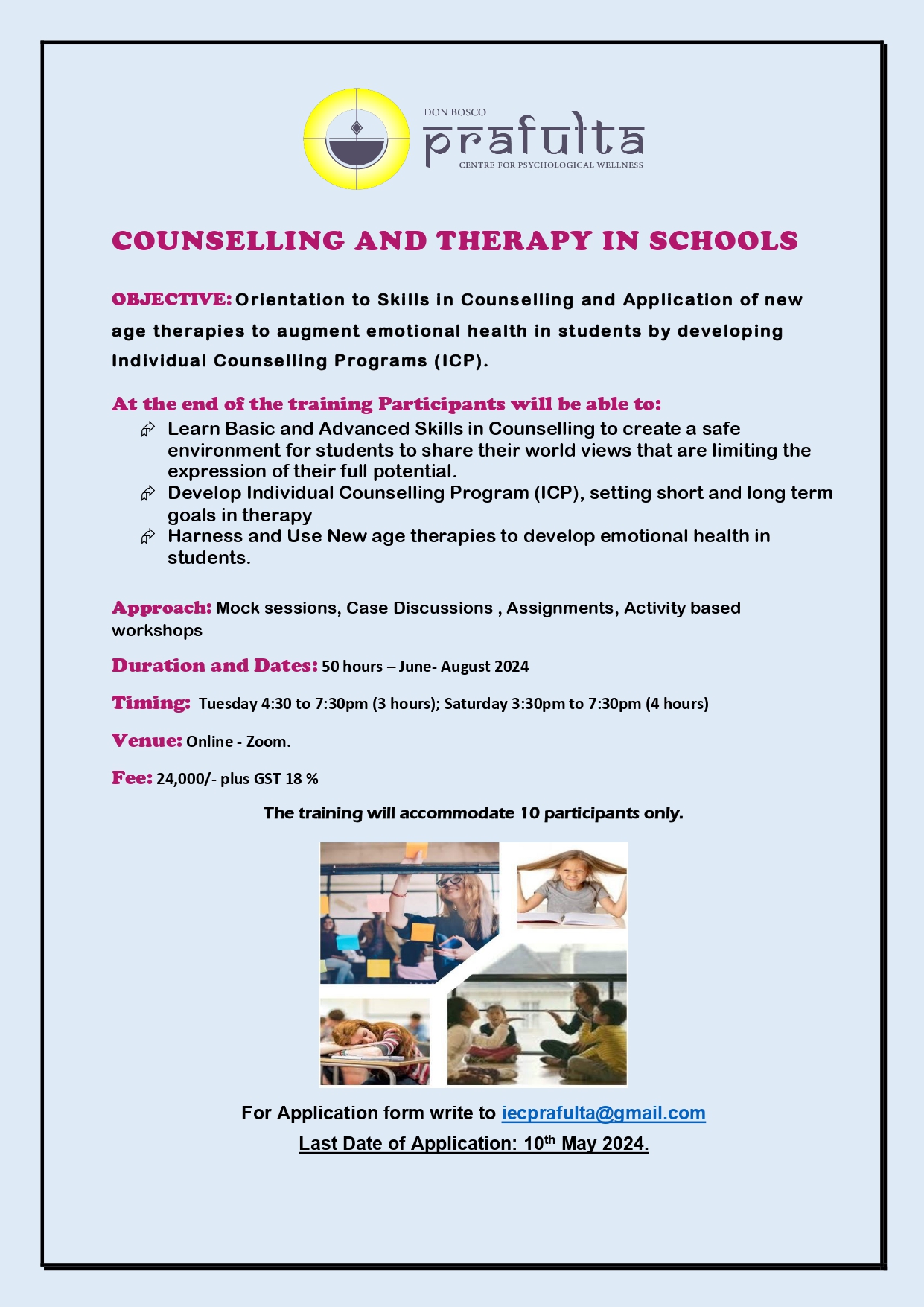 Counselling and Therapy in Schools