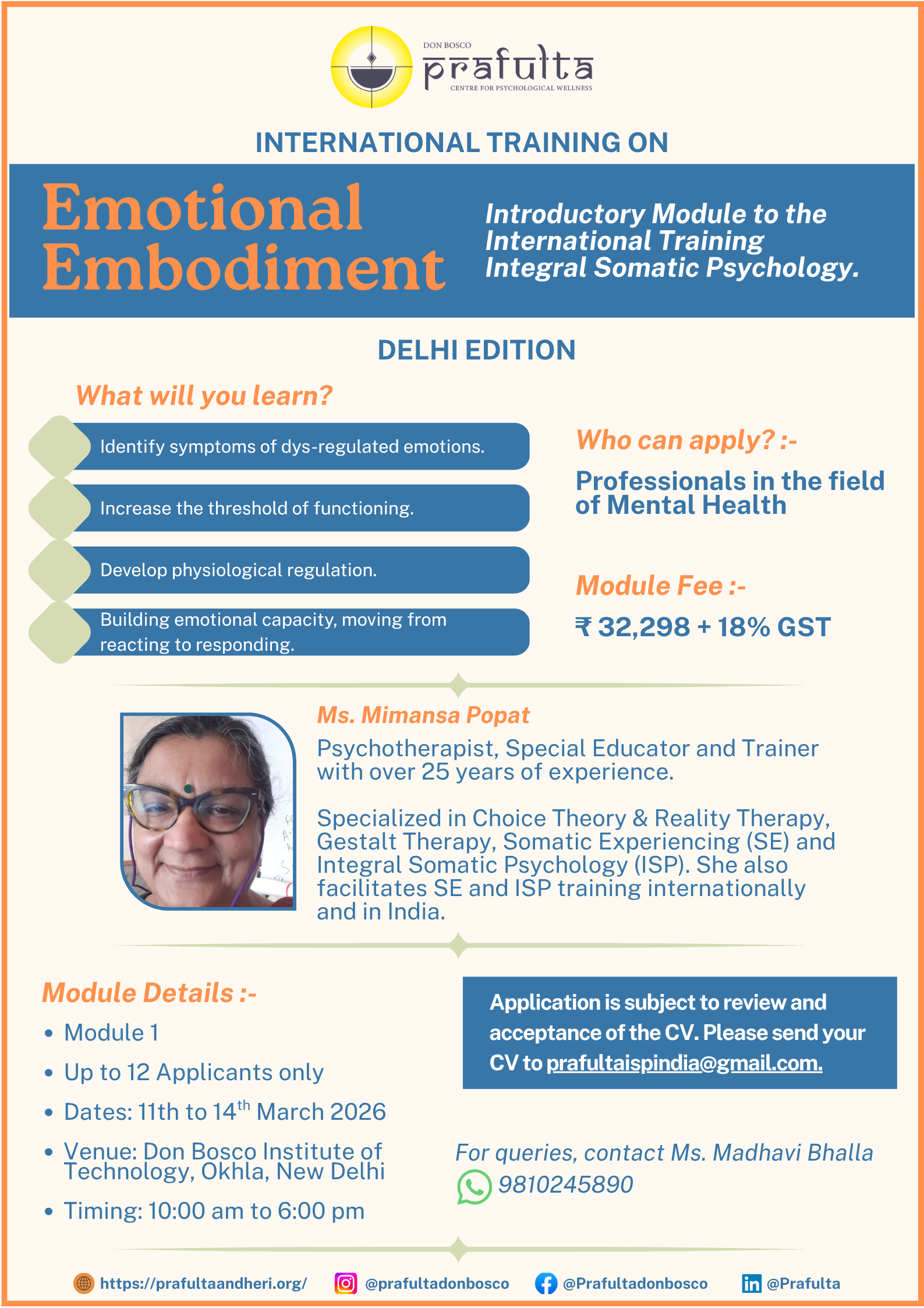 Emotional Embodiment - Delhi, 2026