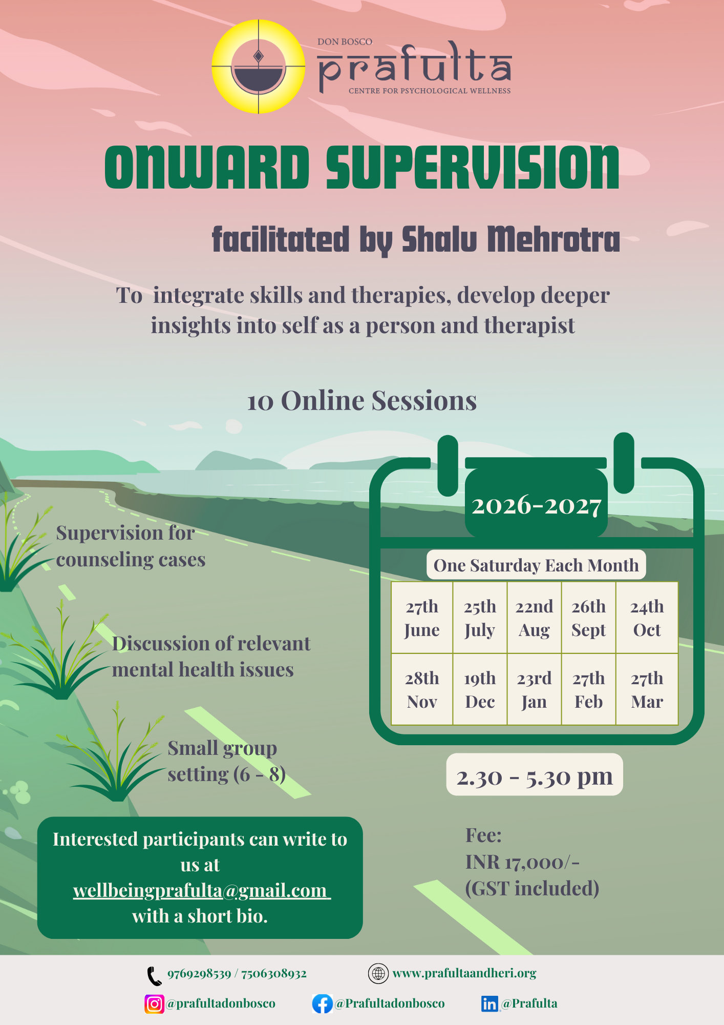 Onward Supervision 2026-27