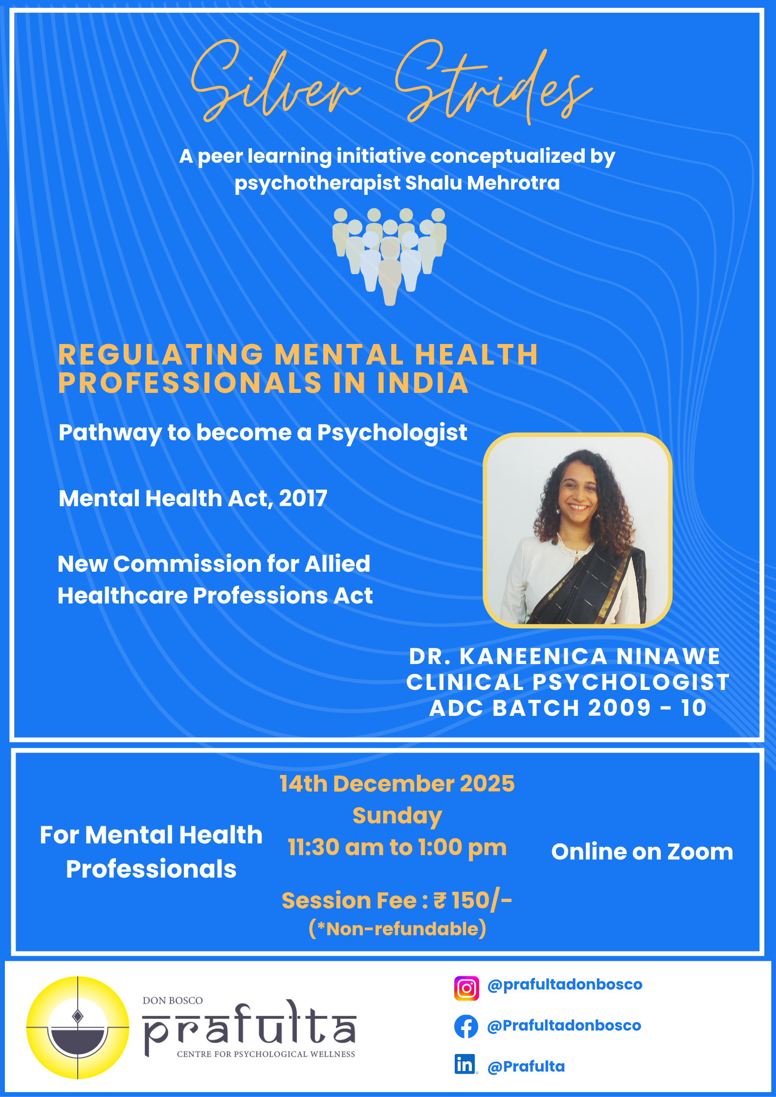 Silver Strides -  Regulating Mental Health Professionals in India