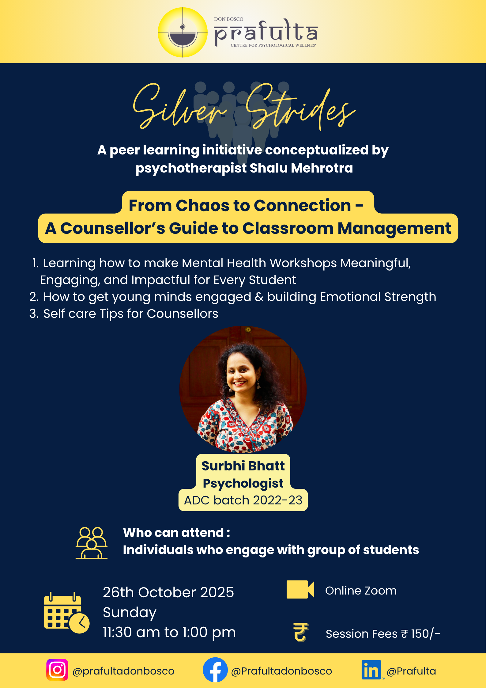 Silver Strides - From Chaos to Connection (A Counsellor’s Guide to Classroom Management)
