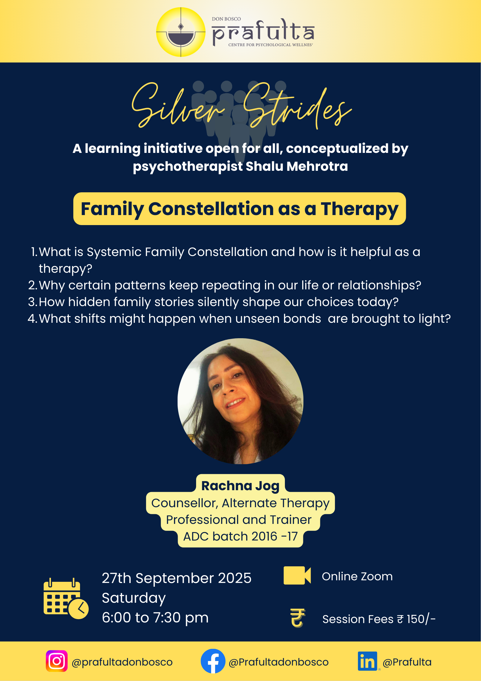 Silver Strides - Family Constellation as a Therapy
